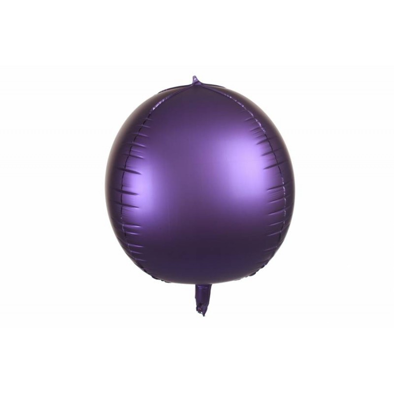 Воздушный шар матовый овальный (фиолетовый)