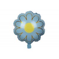 Воздушный шар цветок синий (45см) 5-89741