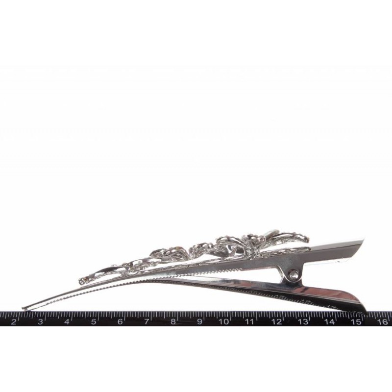 Боковой зажим для волос металлический 1-201079