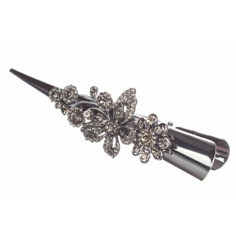 Боковой зажим для волос металлический 1-201056