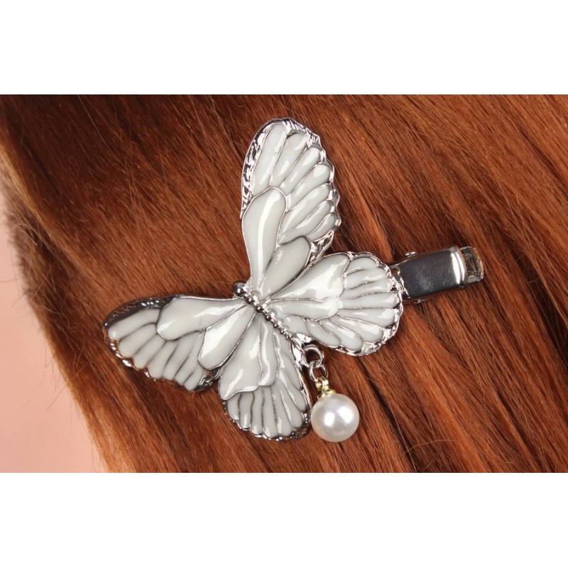 Заколка бабочка мнталлическая 4,5см 1-207347